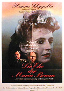 Ehe der Maria Braun, Die / The Marriage of Maria Braun  Style B