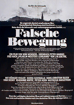 Falsche Bewegung / Wrong movement