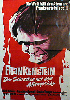 Frankenstein, der Schrecken mit dem Affengesicht