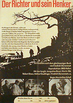 Richter und sein Henker, Der / End of the game