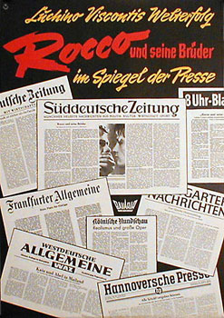 Rocco and his brothers / Rocco e i suoi fratelli  Style B