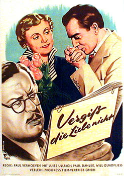 Vergiss die Liebe nicht