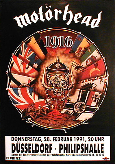 Motörhead 1982年西ドイツツアー￼ポスター Motörhead 1982年西ドイツツアー￼ポスター Motörhead 1982年