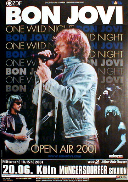 Bon Jovi One Wild Night Tour 2001