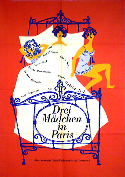 Drei Mädchen in Paris