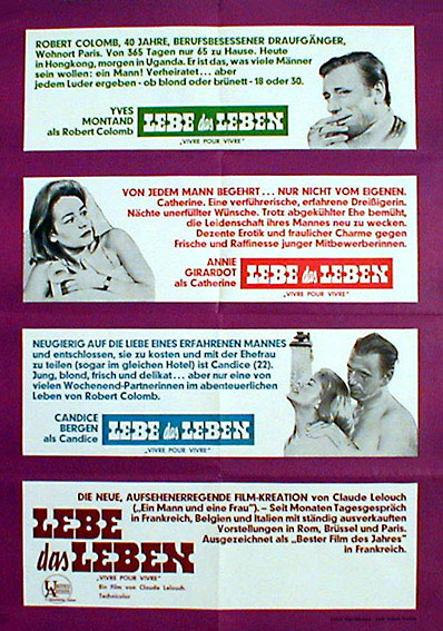 Live for life / Vivre pour vivre  Style D