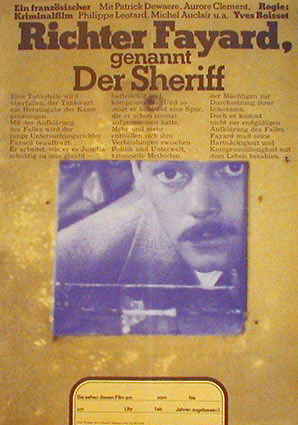 juge Fayard dit le 'sheriff', Le