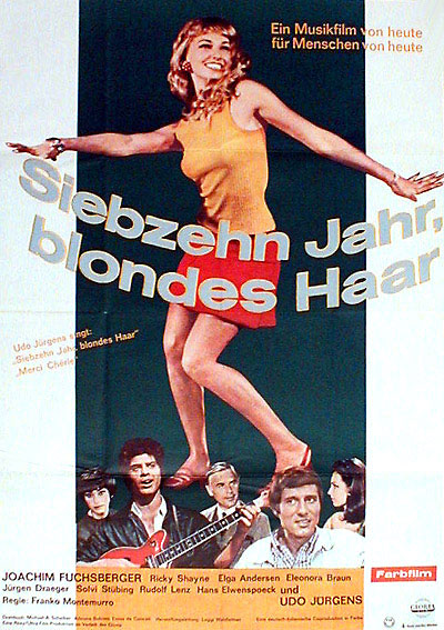 Siebzehn Jahr, blondes Haar