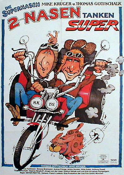 Zwei Nasen tanken Super